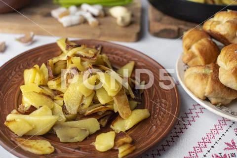 Ukrainian traditional feast. Stock Photos