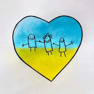 Ukrainian Unity Concept Stock Illustration