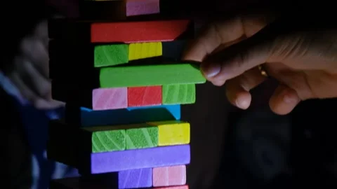 Ukrainians play board games without lights. Blackout Ukraine. Ukrainians have Stock Footage 233531880