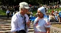 Ukrainians in traditional shirt HD Footage