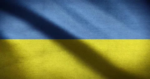 UKRANIE FLAG MOTION Stock Footage 176321020