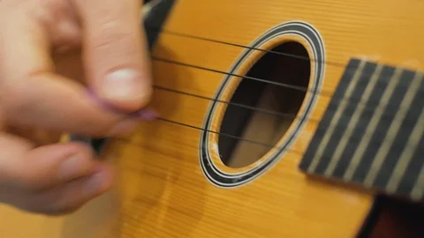 Ukulele guitar close up Stock Footage 103807370