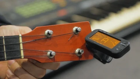 Ukulele guitar close up Stock Footage 103807755