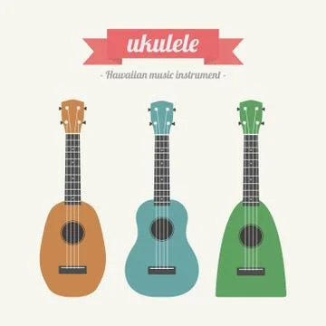 Ukulele Illustrazione stock