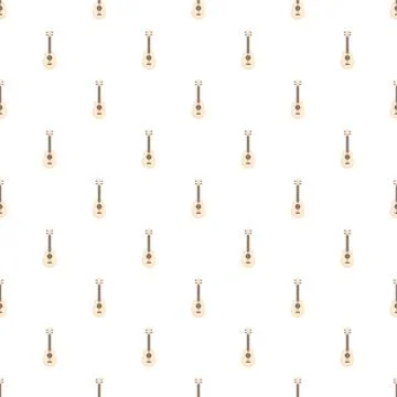 Ukulele instrument pattern background for music design 스톡 일러스트