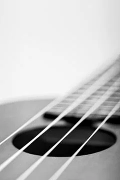 Ukulele in old style processing Stock Photos