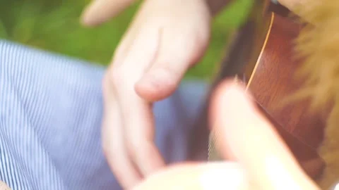  Ukulele playing Stock Footage 141382999