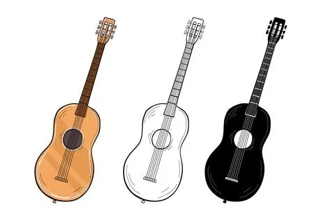 Ukulele - Vector illustration, summer time, Hawaii Stock Illustration