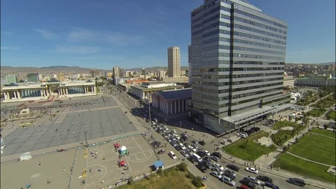 Ulaanbaatar Aerial 3 Stock Footage 126202101