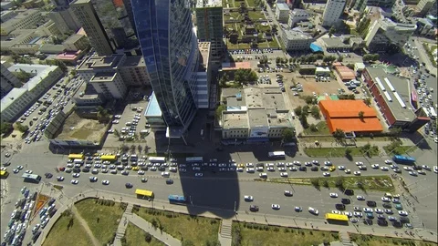 Ulaanbaatar Aerial 4 Video stock 126202099