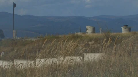 Ulan Ude landscape 1 Stock Footage
