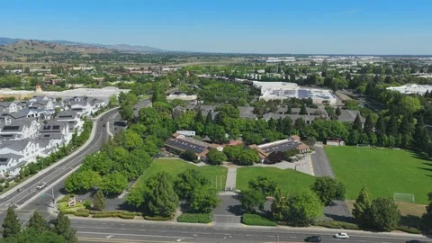 Ulatis Dr. and Harbison Dr. in Vacaville Stock Footage 333020166