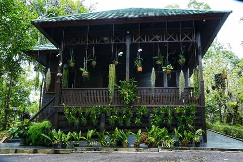 Uli log house Stockfoto's