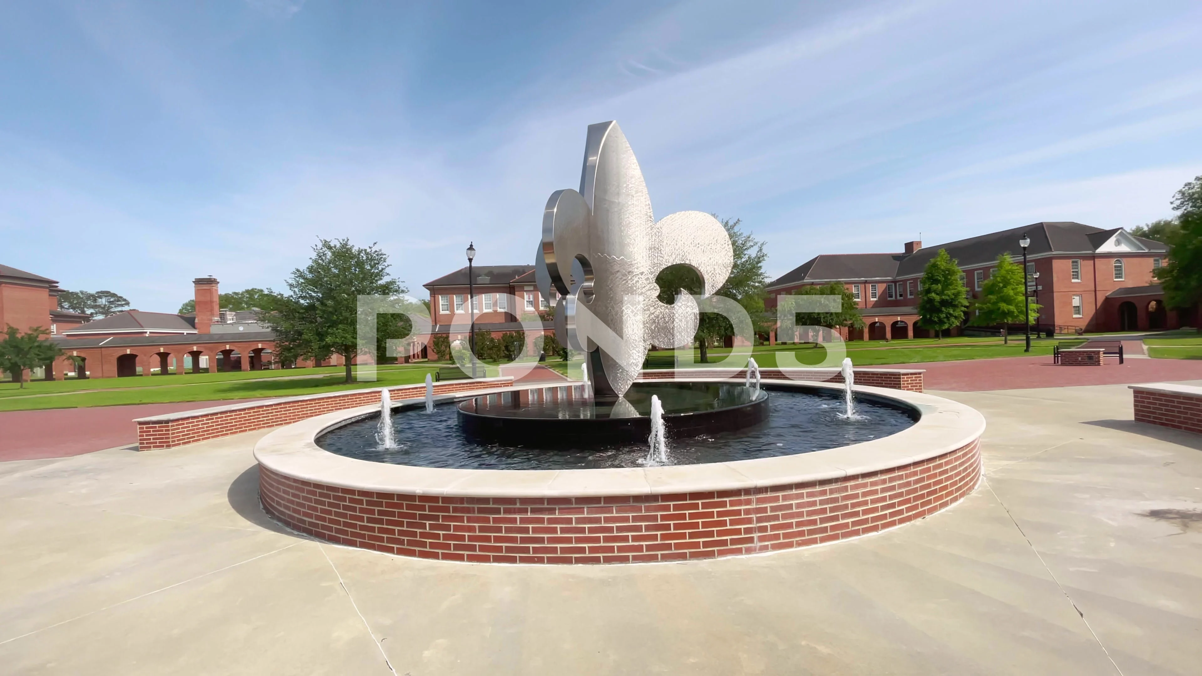 Fleur De Lis Fountain 3D Replica | Lafayette, Louisiana