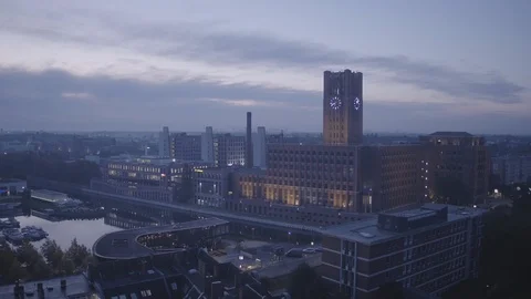 Ullsteinhaus Berlin 4k Video stock 88125389
