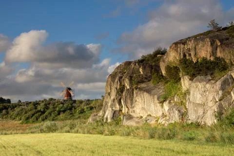 Ulserods Mill Windmill Foto stock