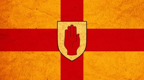 Ulster flag Stock Illustration