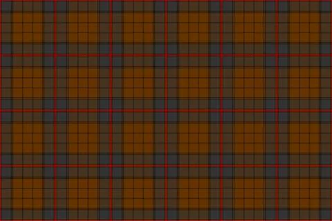 Ulster Tartan. Seamless rectangle pattern for fabric, kilts, skirts, plaids Stockillustratie