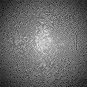 Ultimate brain maze 스톡 일러스트