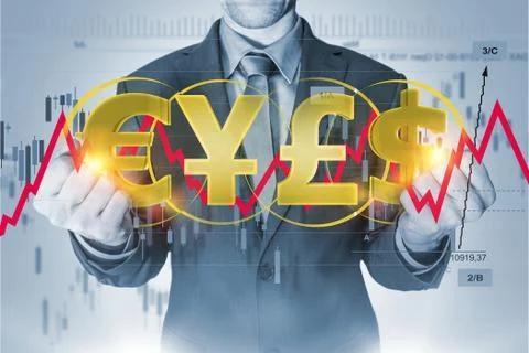 The Ultimate Currency Trader Stock Photos