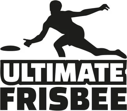 Ultimate frisbee player Illustrazione stock