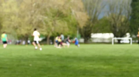 Ultimate frisbee slow mo score point Stock Footage