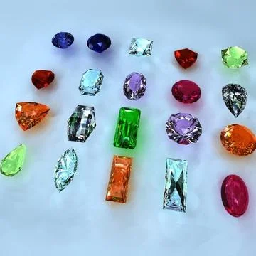 3D Model: Ultimate gem collection #91539411 | Pond5