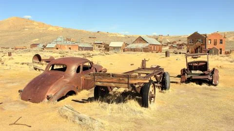 Ultimate Ghost Town Scene 库存照片