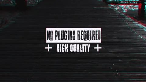 Ultimate Glitch Titles After Effects素材