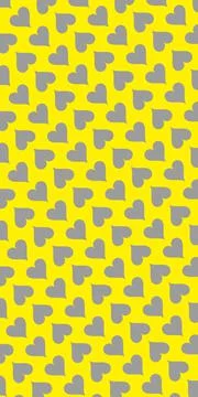 Ultimate Gray hearts on a illuminating background. Pattern Illustrazione stock