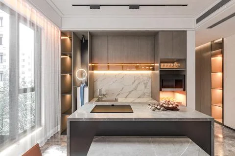 The Ultimate Guide to Designing a Luxurious Kitchen Illustrazione stock