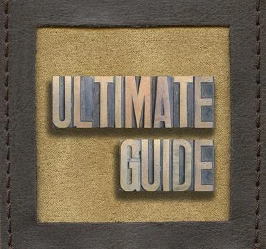 Ultimate guide framed Stock Photos