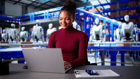 The Ultimate Humanoid Robot Machine Stock Footage 318763983