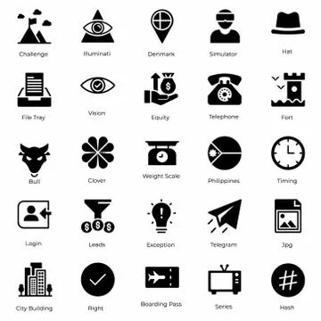 Ultimate Icons Pack Stock-Illustration