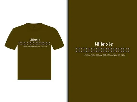 Ultimate Vector T Shirt Design 스톡 일러스트