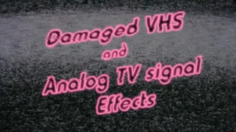 Ultimate VHS and Analog TV Effects Package Stock After Effects