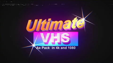 Ultimate VHS Pack Stock After Effects