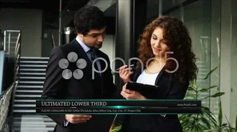 Ultimated Lower Third Modèle After Effects