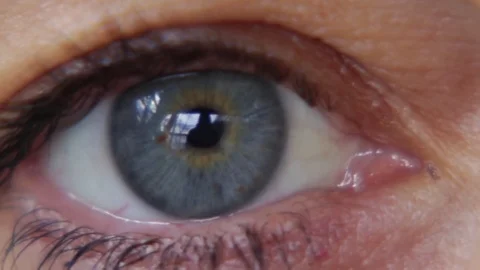 Ultra close up from a eye Video stock 76165483