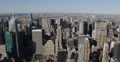 Ultra HD 4K Aerial View of New York City Skyline by day, Midtown Manhattan, USA 4k or 4k+ Resolution