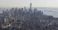 Ultra HD 4K Aerial View of Freedom Tower, Fifth Avenue, Downtown Manhattan 4k or 4k+ Resolution