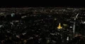 Ultra HD 4K Aerial View of New York City Skyline by night Midtown Manhattan, USA 4k or 4k+ Resolution