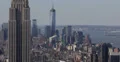 Ultra HD 4K Aerial View of Empire State Building, Freedom Tower, NYC Skyline 4k or 4k+ Resolution
