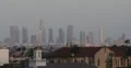 Ultra HD 4K Aerial View Hollywood Los Angeles Skyline, USA, American Flag Church 4k or 4k+ Resolution