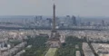 Ultra HD 4K Aerial View Eiffel Tower Houses Homes Buildings Roofs Architecture 4k or 4k+ Resolution