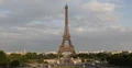 Ultra HD 4K Aerial View Paris Eiffel Tower Pont d'Iena Traffic Busy Rush Hour 4k or 4k+ Resolution