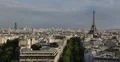 Ultra HD 4K Aerial View Paris Europe Eiffel Tower Buildings Houses Roofs sunny 4k or 4k+ Resolution