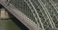 Ultra HD 4K Aerial View Pedestrian Passing Bridge Cologne People Walking Travel 4k or 4k+ Resolution