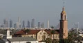 Ultra HD 4K American Church, Aerial View Hollywood, Los Angeles Skyline USA 4k or 4k+ Resolution