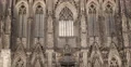 Ultra HD 4K Birds Flying Front Facade Details Closeup Cologne Gothic Cathedral 4k or 4k+ Resolution